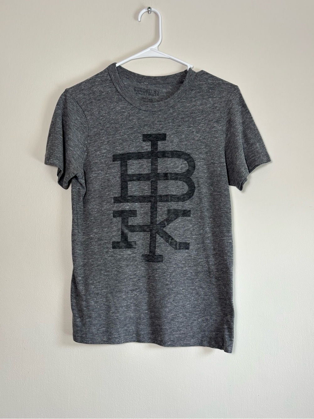 Brooklyn Industries Gray Short Sleeve Logo Tee